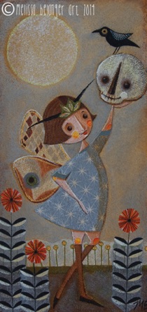 "Death's Head Moth Girl" 2014
6"x12" "Death's Head Moth Girl" 2014
6"x12"